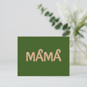 Christmas Cake Tree Mama Mom Sweater Funny Family Holiday Postcard