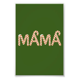 Christmas Cake Tree Mama Mom Sweater Funny Family Photo Print