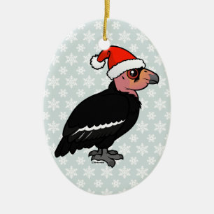 Christmas California Condor Ceramic Ornament
