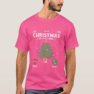Christmas call family T-Shirt