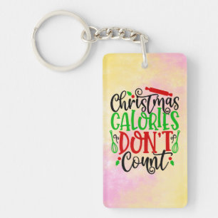 Christmas Calories Don’t Count-50258 Keychain