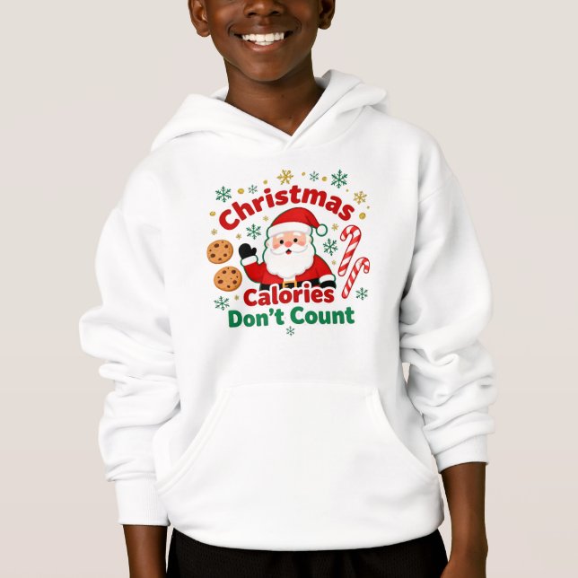 Christmas Calories Don’t Count - xmas funny quotes (Front)