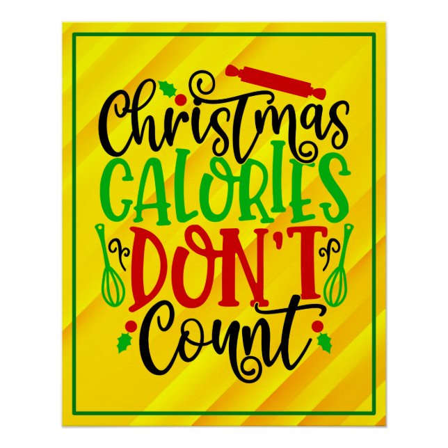 Christmas Calories Don't Count-56558 Poster (Front)