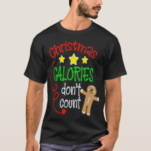 Christmas Calories Don't Count - Funny Cute Ginger T-Shirt