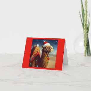 Christmas Camel 3 Holiday Card