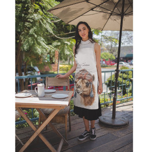 Christmas Camel, customizable  Apron