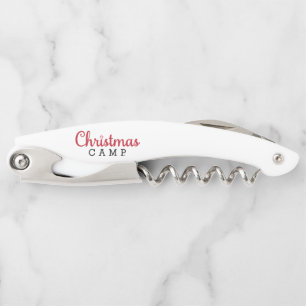 Christmas Camp Bottle Opener Wine Lovers Gift