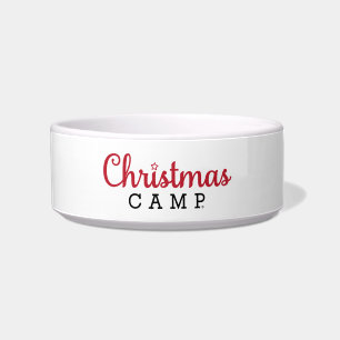 Christmas Camp Pet Bowl   Best Pet Gift 