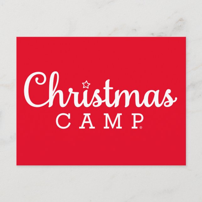 Christmas Camp Postcard | CHRISTMAS CAMP (Front)