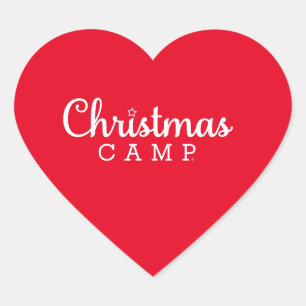 Christmas Camp Stickers Christmas Stickers