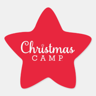 Christmas Camp Stickers   Christmas Stickers 