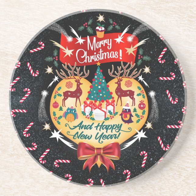 Christmas Candies Coaster (Front)