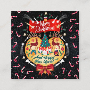 Christmas Candies Enclosure Card