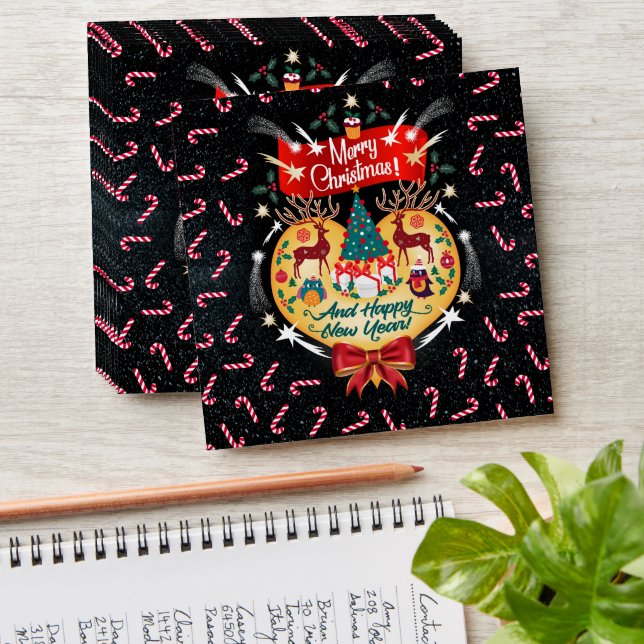 Christmas Candies Envelope (Stacked)