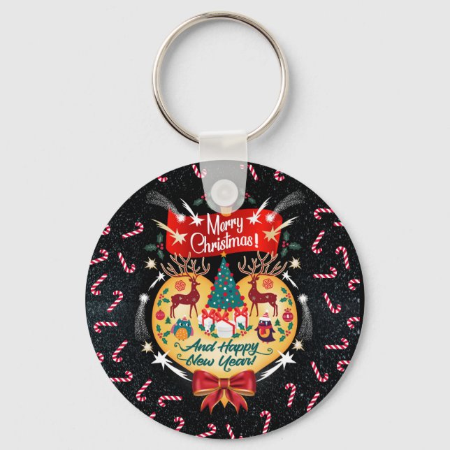 Christmas Candies Keychain (Front)