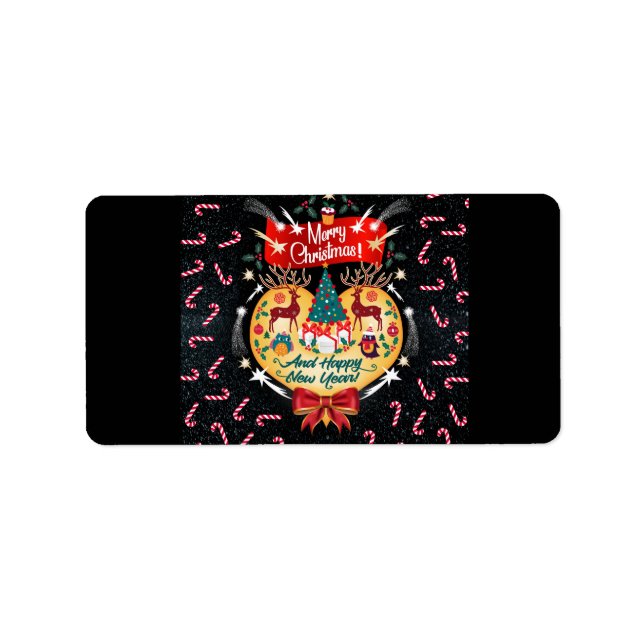 Christmas Candies Label (Front)