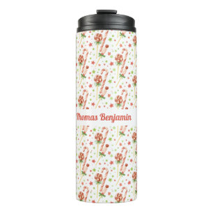 Christmas Candies Pattern Personalized Tumbler