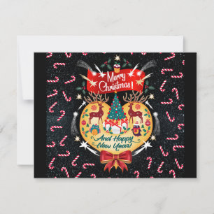 Christmas Candies RSVP Card