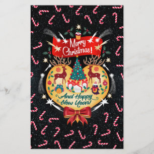 Christmas Candies Stationery