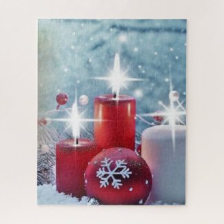Christmas Candle 520 piece Puzzle