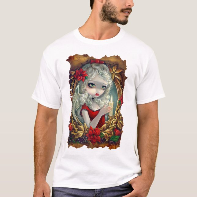Christmas Candle angel fairy Shirt (Front)