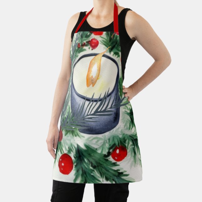 Christmas Candle Apron (Insitu)