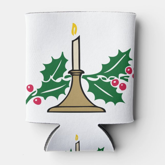 Christmas candle can cooler (Front)