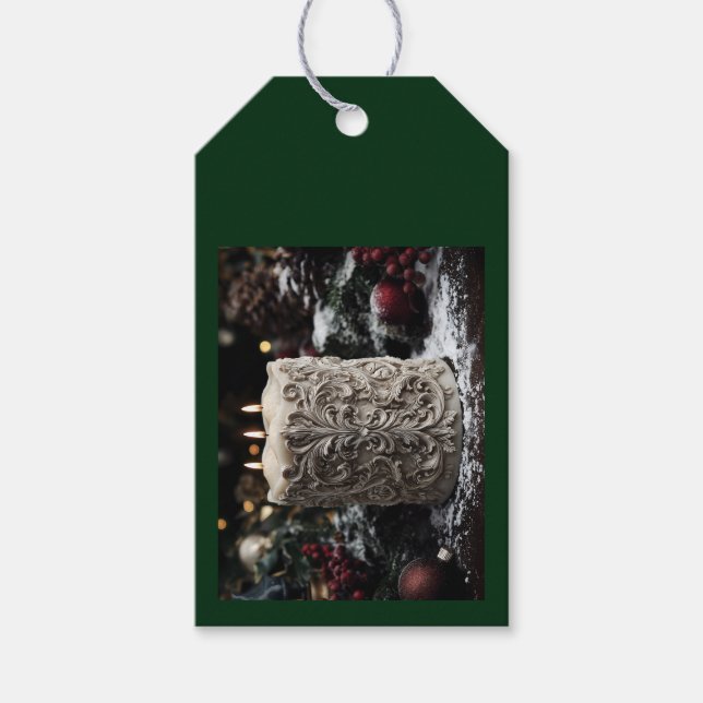 Christmas Candle Gift Tags (Front)