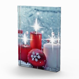 Christmas Candle Photo Block