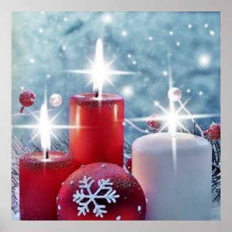 Christmas Candle Poster