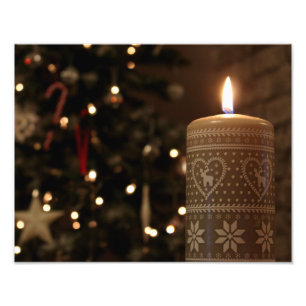 Christmas Candle Print