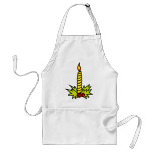 Christmas Candle Standard Apron