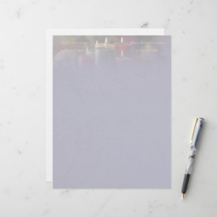 Christmas Candle Stationery