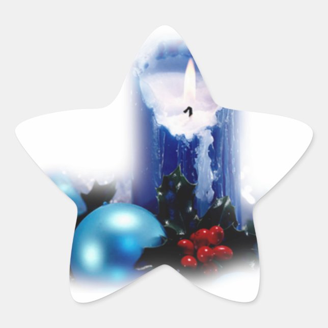 Christmas candle stickers (Front)