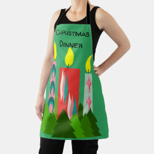 Christmas Candles  Apron