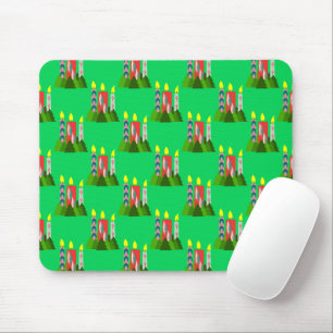 Christmas Candles  Mouse Pad