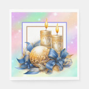 Christmas Candles Napkin