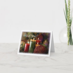 Christmas Candles Note Card