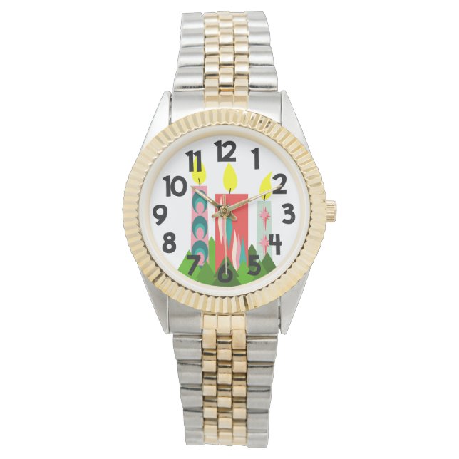 Christmas Candles  Watch (Front)