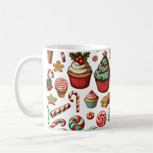 Christmas Candy And Sweet treats clipart Coffee Mug