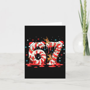 Christmas Candy Cane 67 Meme Six Seven Funny Boys  Card