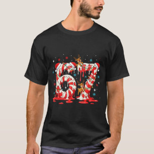 Christmas Candy Cane 67 Meme Six Seven Funny Boys T-Shirt