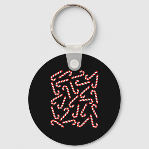 Christmas Candy Cane Costume Men Women Kids Xmas C Keychain