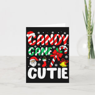 Christmas Candy Cane Cutie Xmas Holiday Toddler Ki Card