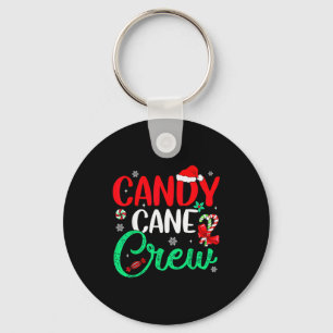 Christmas Candy Cane Funny Holiday Family Matching Keychain
