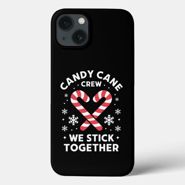 Christmas Candy Cane Heart We Stick Together  Case-Mate iPhone Case (Back)