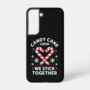 Christmas Candy Cane Heart We Stick Together  Samsung Galaxy Case