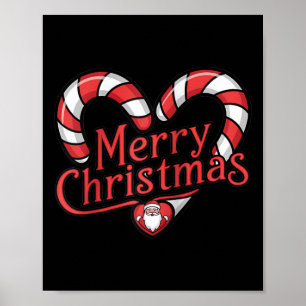 Christmas Candy Cane – Merry Christmas Poster