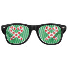 Christmas candy cane party shades Xmas sunglasses
