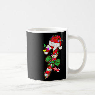 Christmas Candy Cane Santa Hat Xmas Light Kids  Coffee Mug